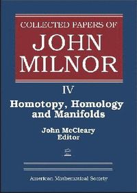 bokomslag Collected Papers of John Milnor, Volume IV