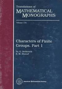 bokomslag Characters of Finite Groups. Part I