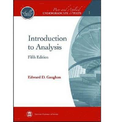 Introduction to Analysis 1