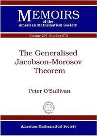 bokomslag The Generalised Jacobson-Morosov Theorem