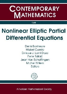 bokomslag Nonlinear Elliptic Partial Differential Equations