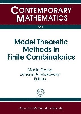 bokomslag Model Theoretic Methods in Finite Combinatorics