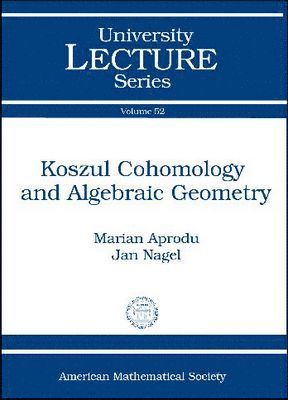 bokomslag Koszul Cohomology and Algebraic Geometry