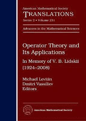 bokomslag Operator Theory and Its Applications
