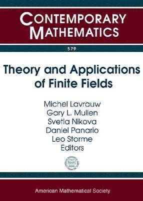 bokomslag Theory and Applications of Finite Fields