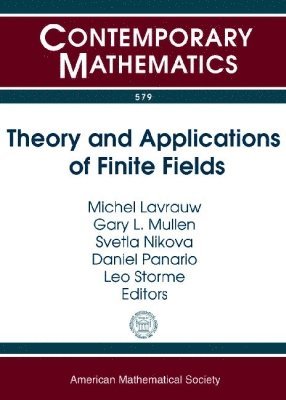 bokomslag Theory and Applications of Finite Fields