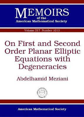 Abdelhamid Meziani - On First and Second Order Planar Elliptic Equations with Degeneracies, Häftad