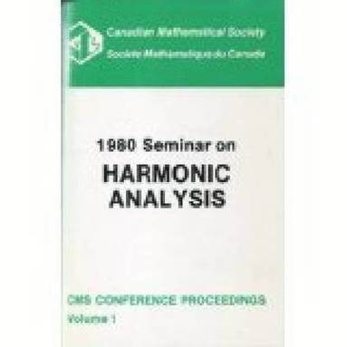 bokomslag 1980 Seminar on Harmonic Analysis
