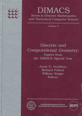 bokomslag Discrete and Computational Geometry: Papers from the DIMACS Special Year