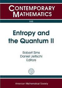 bokomslag Entropy and the Quantum II