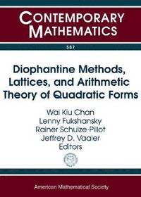 bokomslag Diophantine Methods, Lattices and Arithmetic Theory of Quadratic Forms