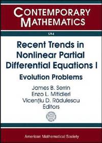 bokomslag Recent Trends in Nonlinear Partial Differential Equations I