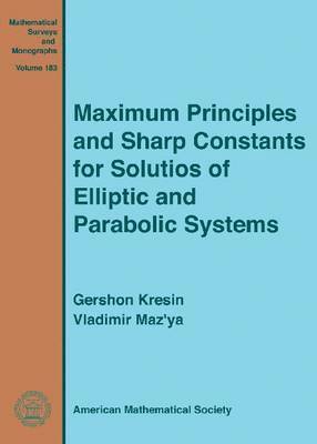 Maximum Principles and Sharp Constants for Solutions of Elliptic and Parabolic Systems 1