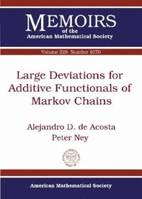 bokomslag Large Deviations for Additive Functionals of Markov Chains