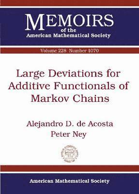 bokomslag Large Deviations for Additive Functionals of Markov Chains