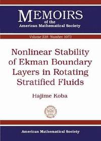 bokomslag Nonlinear Stability of Ekman Boundary Layers in Rotating Stratified Fluids