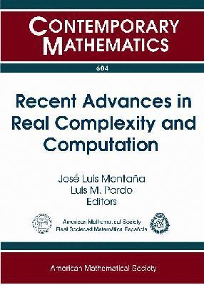 bokomslag Recent Advances in Real Complexity and Computation