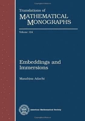 bokomslag Embeddings and Immersions