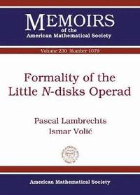bokomslag Formality of the Little N-disks Operad