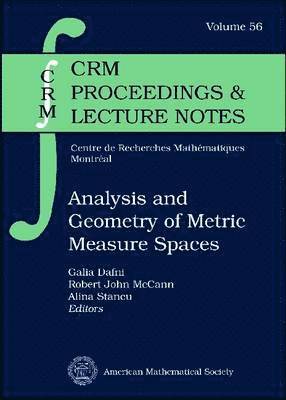 Analysis and Geometry of Metric Measure Spaces 1