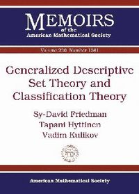 bokomslag Generalized Descriptive Set Theory and Classification Theory