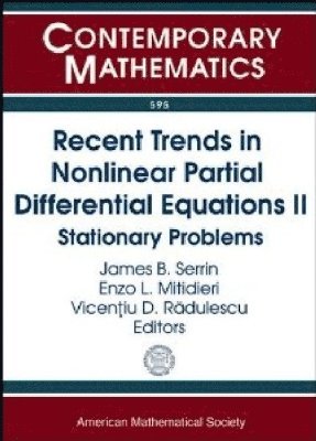 bokomslag Recent Trends in Nonlinear Partial Differential Equations II