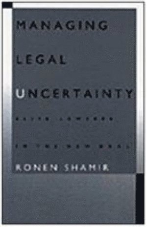 bokomslag Managing Legal Uncertainty