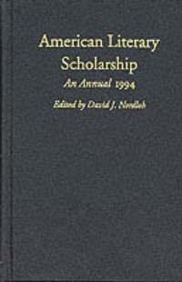 bokomslag American Literary Scholarship, 1994