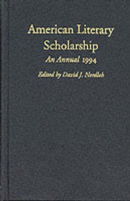 American Literary Scholarship, 1994 1