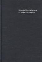 Heather Hendershot - Saturday Morning Censors, Inbunden