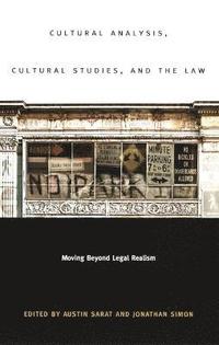 bokomslag Cultural Analysis, Cultural Studies, and the Law