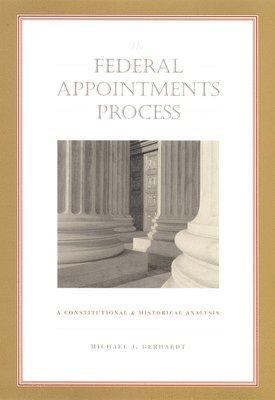 bokomslag The Federal Appointments Process