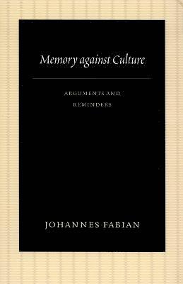 Memory against Culture 1
