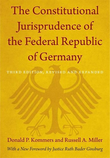 bokomslag Constitutional Jurisprudence of the Federal Republic of Germany