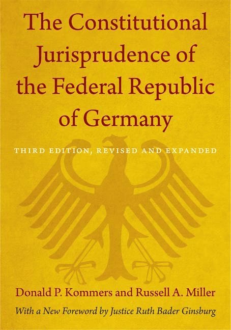 The Constitutional Jurisprudence of the Federal Republic of Germany 1