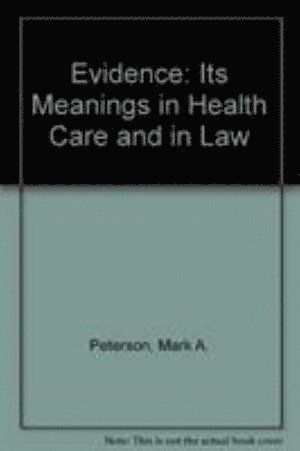 Mark A. Peterson - Evidence, Häftad