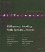 Naomi Schor, Elizabeth Weed, Ellen Rooney - Difference: Reading with Barbara Johnson, Häftad