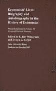 bokomslag Economists Lives  Biography and Autobiography in the History of Economics