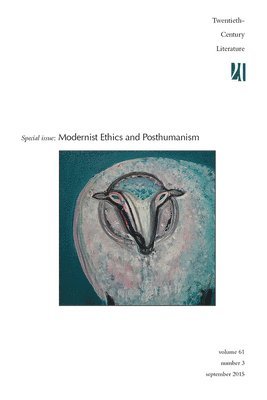 Derek Ryan, Mark West - Modernist Ethics and Posthumanism, Häftad