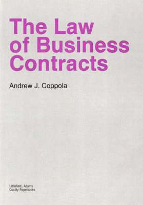 bokomslag The Law of Business Contracts