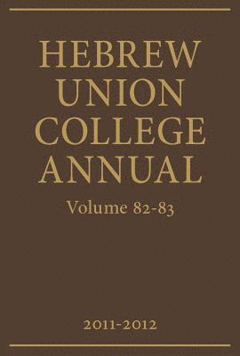 Hebrew Union College Annual 1