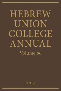 bokomslag Hebrew Union College Annual