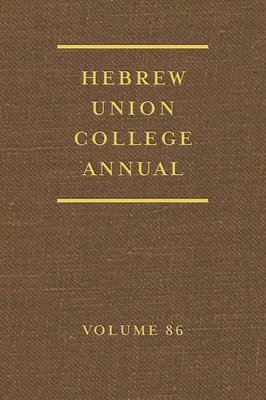 Hebrew Union College Press, David H. Aaron, Jason Kalman - Hebrew Union College Annual, Inbunden