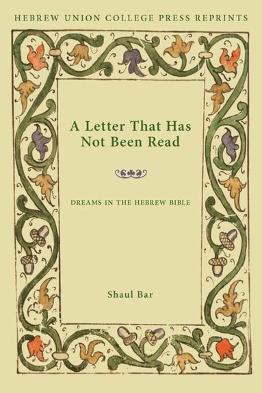 Shaul Bar - Letter That Has Not Been Read, Häftad