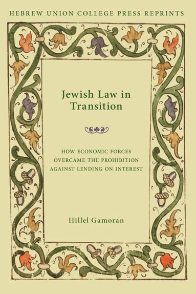 Hillel Gamoran - Jewish Law in Transition, Häftad