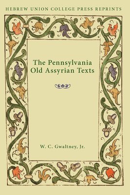 bokomslag Pennsylvania Old Assyrian Texts