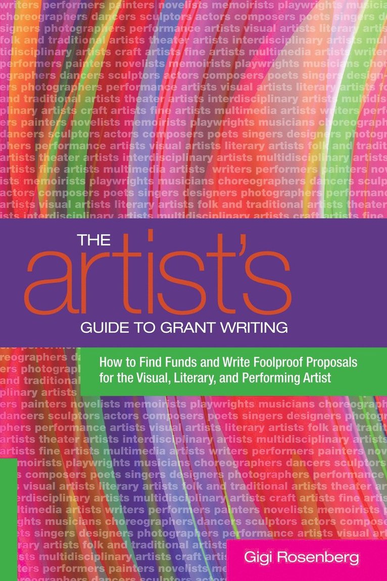 Gigi Rosenberg - Artist's Guide to Grant Writing, Häftad