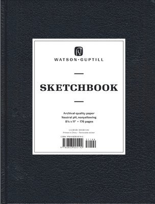 bokomslag Large Sketchbook (Black)