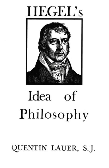 bokomslag Hegel's Idea of Philosophy