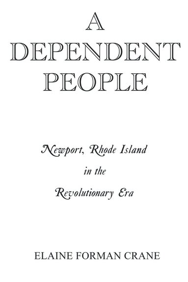bokomslag Dependent People